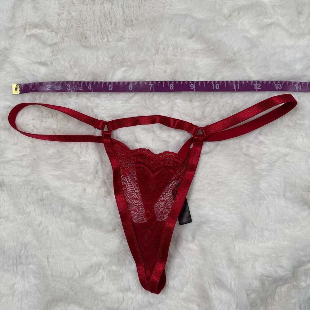 Red Lace Lingerie Set - Picture 7 of 7